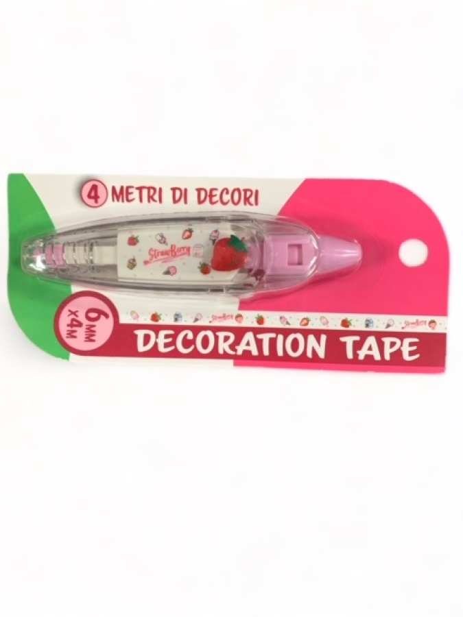 DECORATION ROLL TAPE FRAGOLA